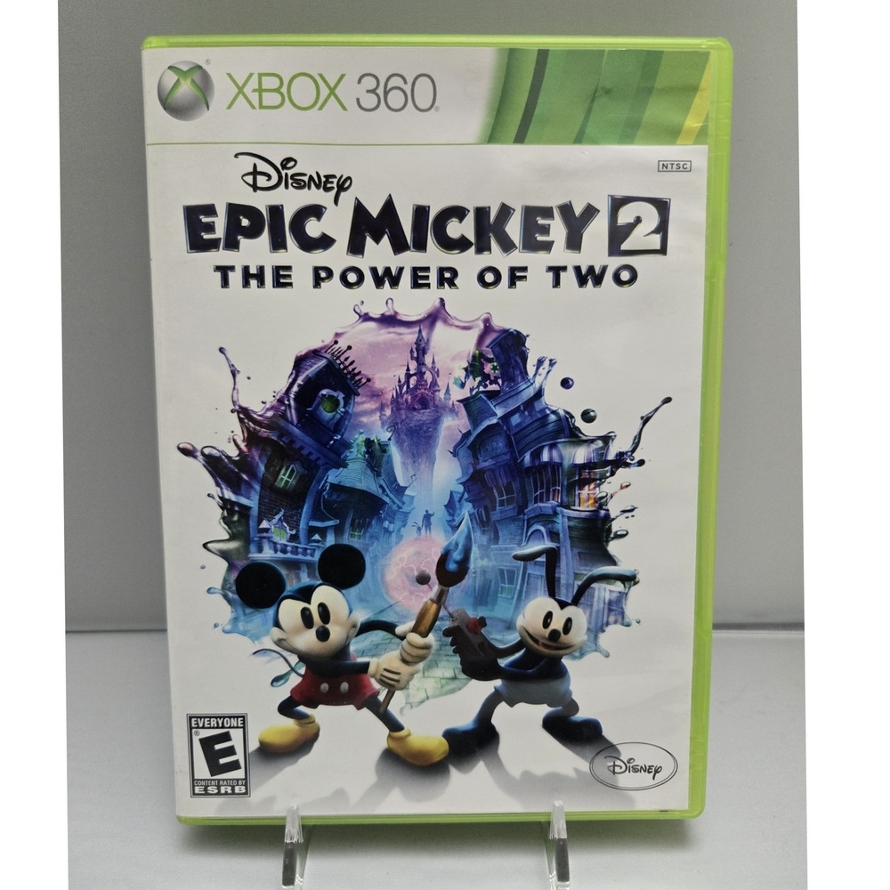 Disney Epic Mickey 2 The Power of Two - Xbox 360 - Complete CIB W/ Manual Tested